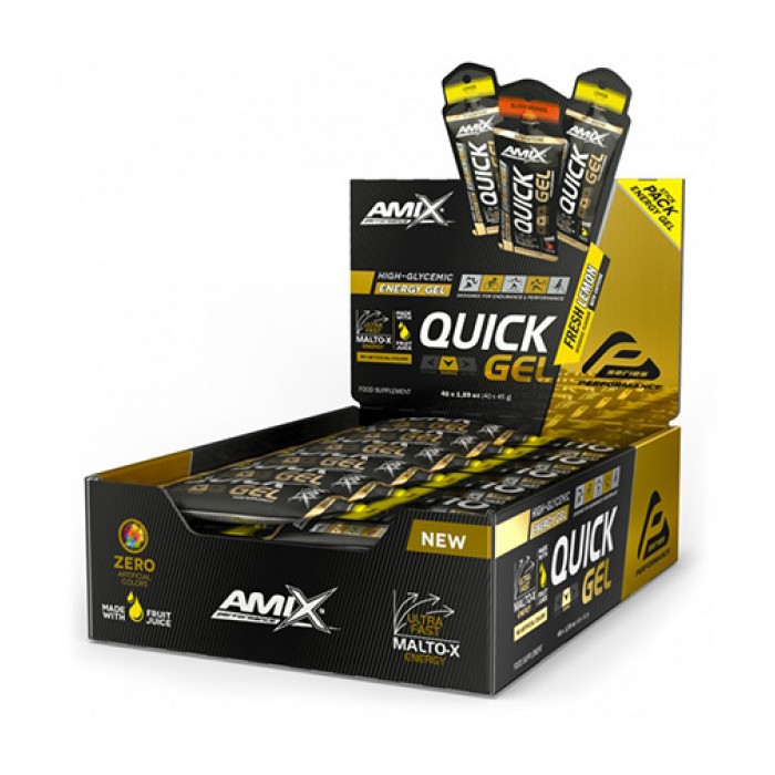 AMIX QUICK Energy Gel Box / 40x45g